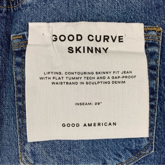 Good American Good Curve‎ Skinny 
Size 0/25 Inseam 29” Brand New - Picture 2 of 12